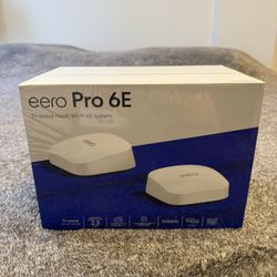 eero Pro 6E (2 Pack) Brand New Unopened