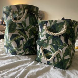 Tropical Storage Bin/baskets