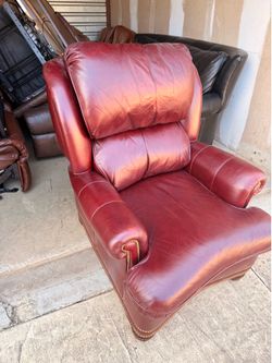 Red Office recliner
