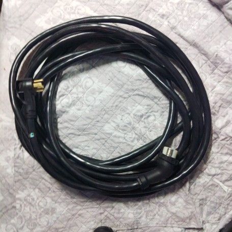 Heavy Duty 50 Amp RV Cord. 36' with Weather Proof Twist Lock Connection.