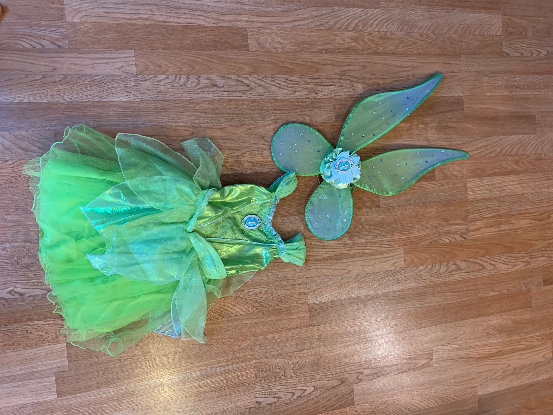 Tinker Bell Costume Disney Store Size 5-6 kids