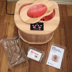 EVERJOY Dry Heat Foot Bath Sitting Way Foot Spa 