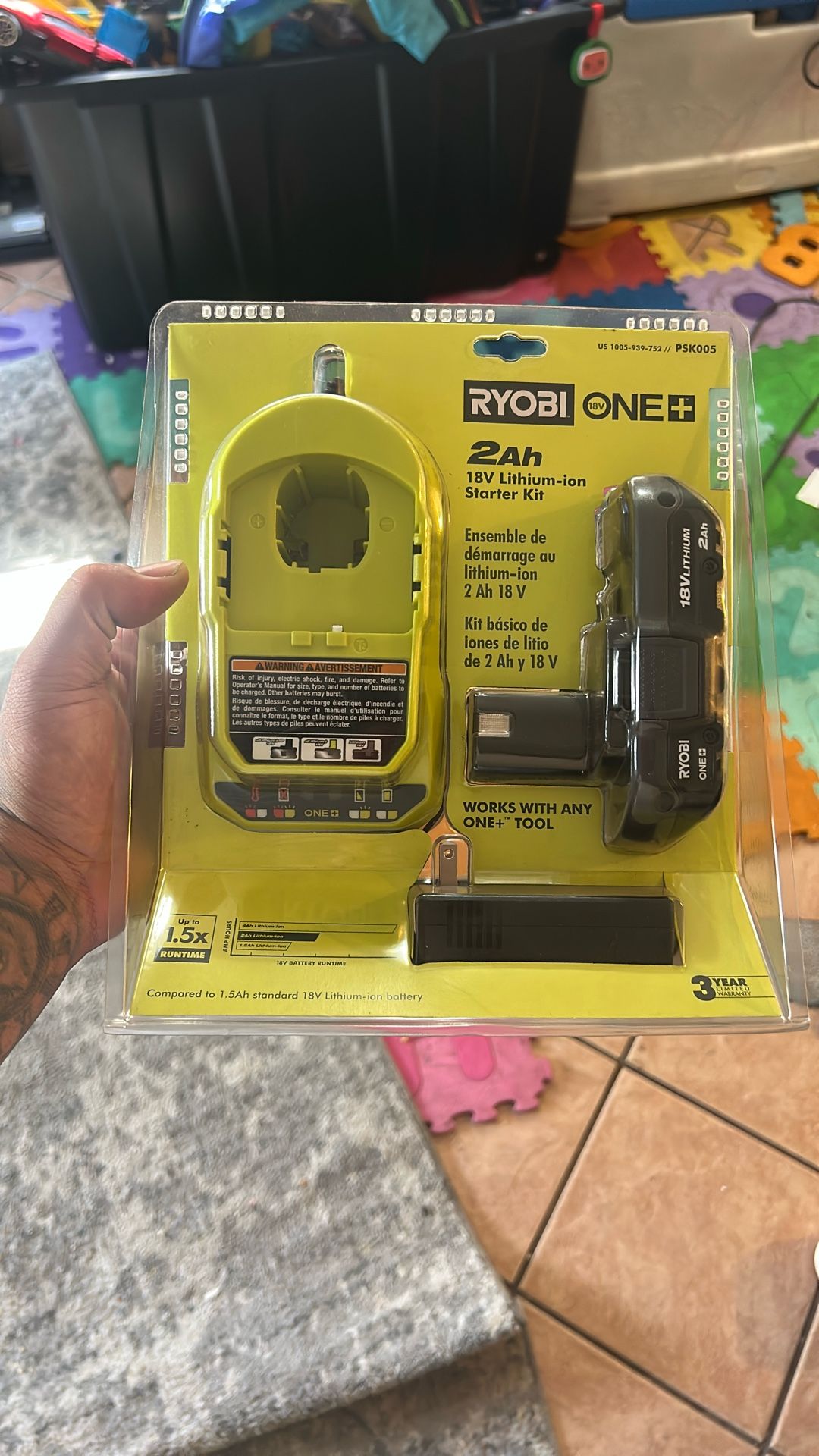 Ryobi Charger With battery 