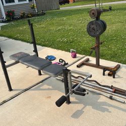 Weight Set, Barbell, Etc 