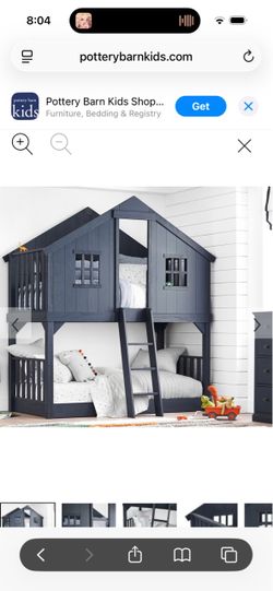 Pottery Barn Kids Treehouse Bunk Bed