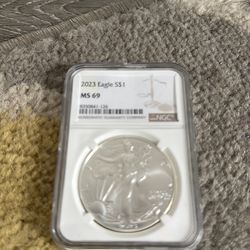 2023 silver eagle ms69