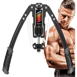 EAST MOUNT Twister Arm Exerciser - Adjustable 22-440lbs Hydraulic Power, Home Chest Expander, Shoulder Muscle Training Fitness Equipment, Arm Enhanced