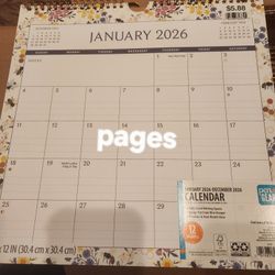 2026 Calendars Choice  2/$1