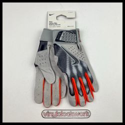 Nike Alpha Elite Batting Gloves Illinois Fighting Illini FB4173-094 Mens XL