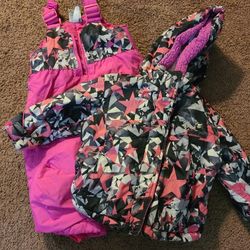 Girls 12 Month Snowsuit Set