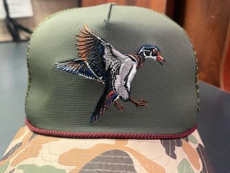 Wood Duck Embroidered Camo Trucker Hat
