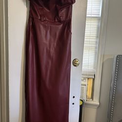 Burgundy Dress