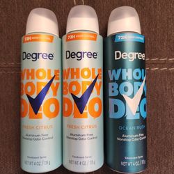 Degree Whole Body Deodorant $ 5 EACH