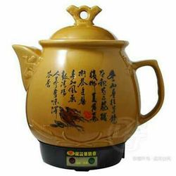 (Long Shi) 3.8L Ceramic Medicated Heat Preservation Decocting Pot, Device NY-828