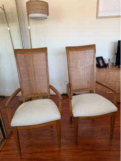 Brown Chairs with removable seat covers