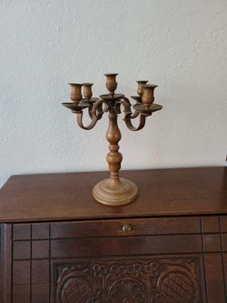 Candelabra Brass 12.5in Tall