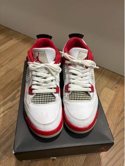 Jordan 4 Retro Fire Red (2020) - Size 6.5Y