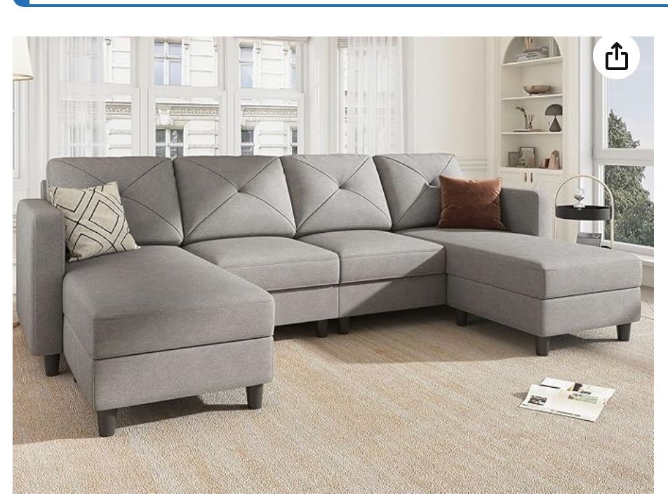 U Shaped Sectional Couch