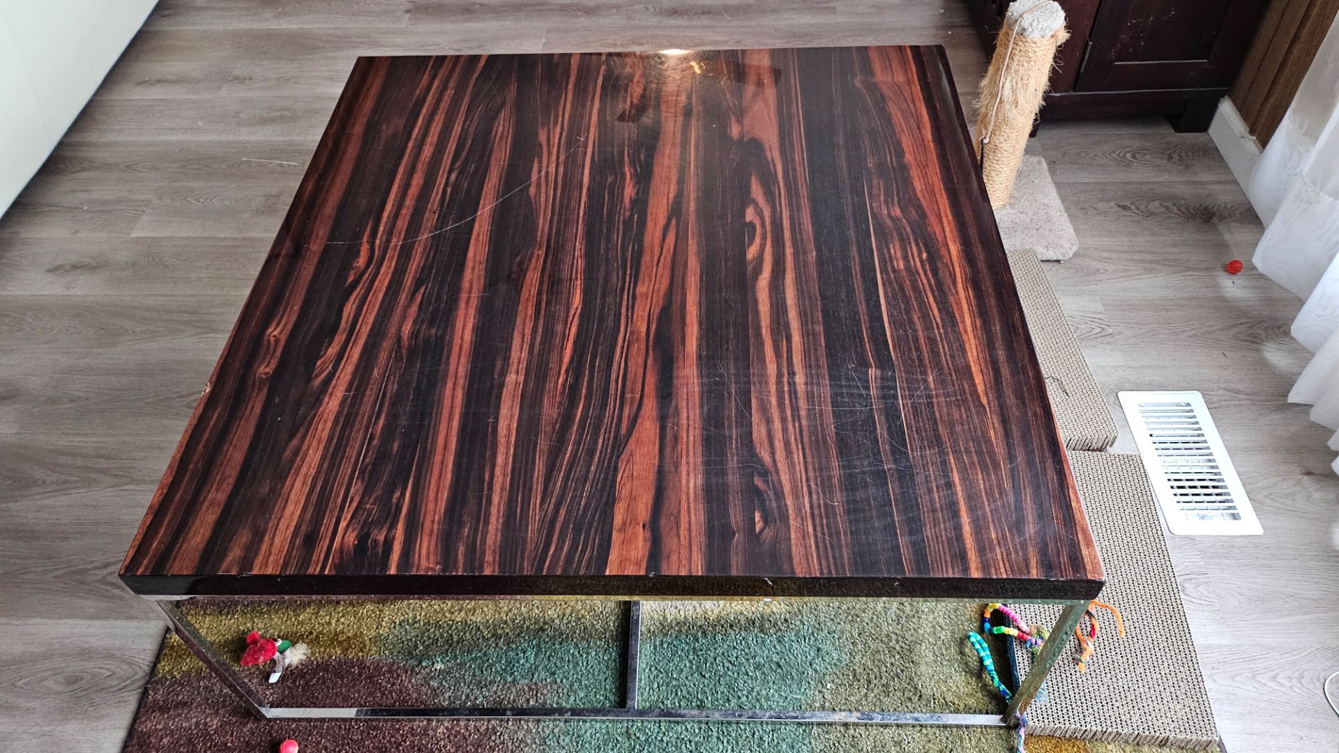 Macassar ebony Todd Hase Michel coffee table
