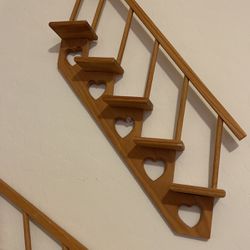 Decorative Wood Small Wood Ladders Shelf