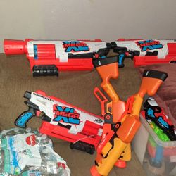 Nerf Guns And Water Guns