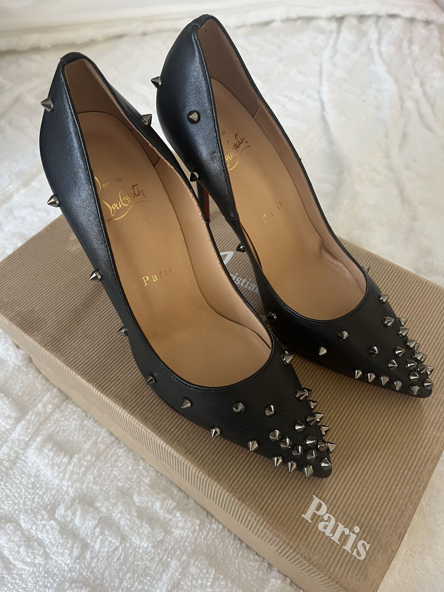 Christian Louboutin diamon Spikes Heels