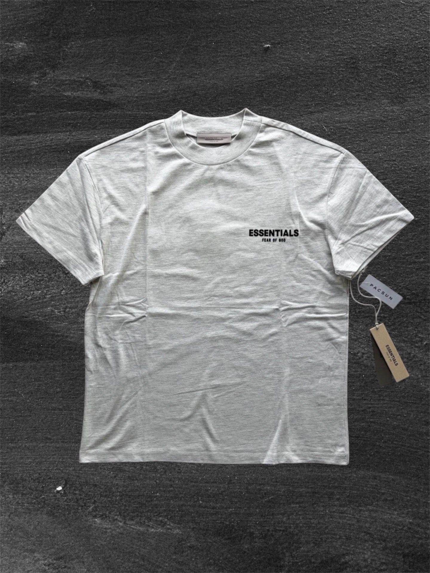 Essentials T Shirt Light Oatmeal Fear of God