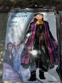 Frozen Anna Girls Costume 