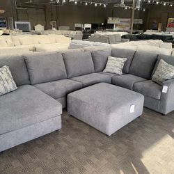New Grey Sectional Sofa 