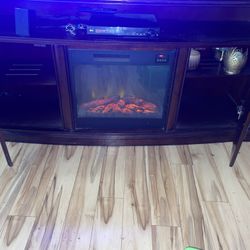 Tv Stand With Fireplace 