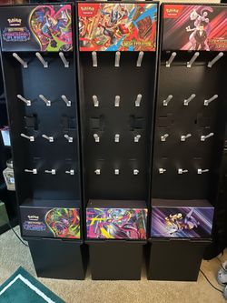 Pokemon card store displays