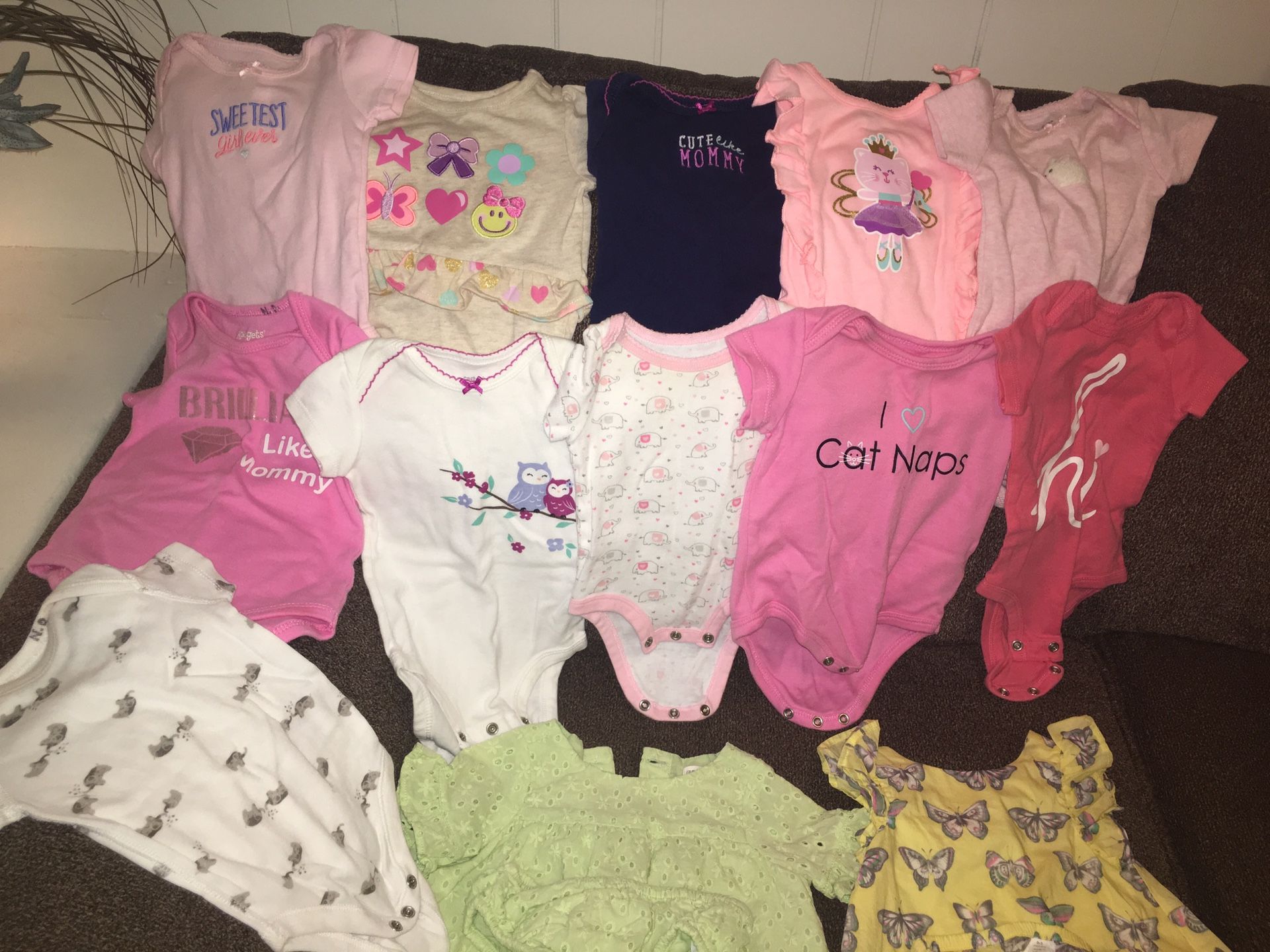 Lot of 0-3m & 3m baby girl clothes