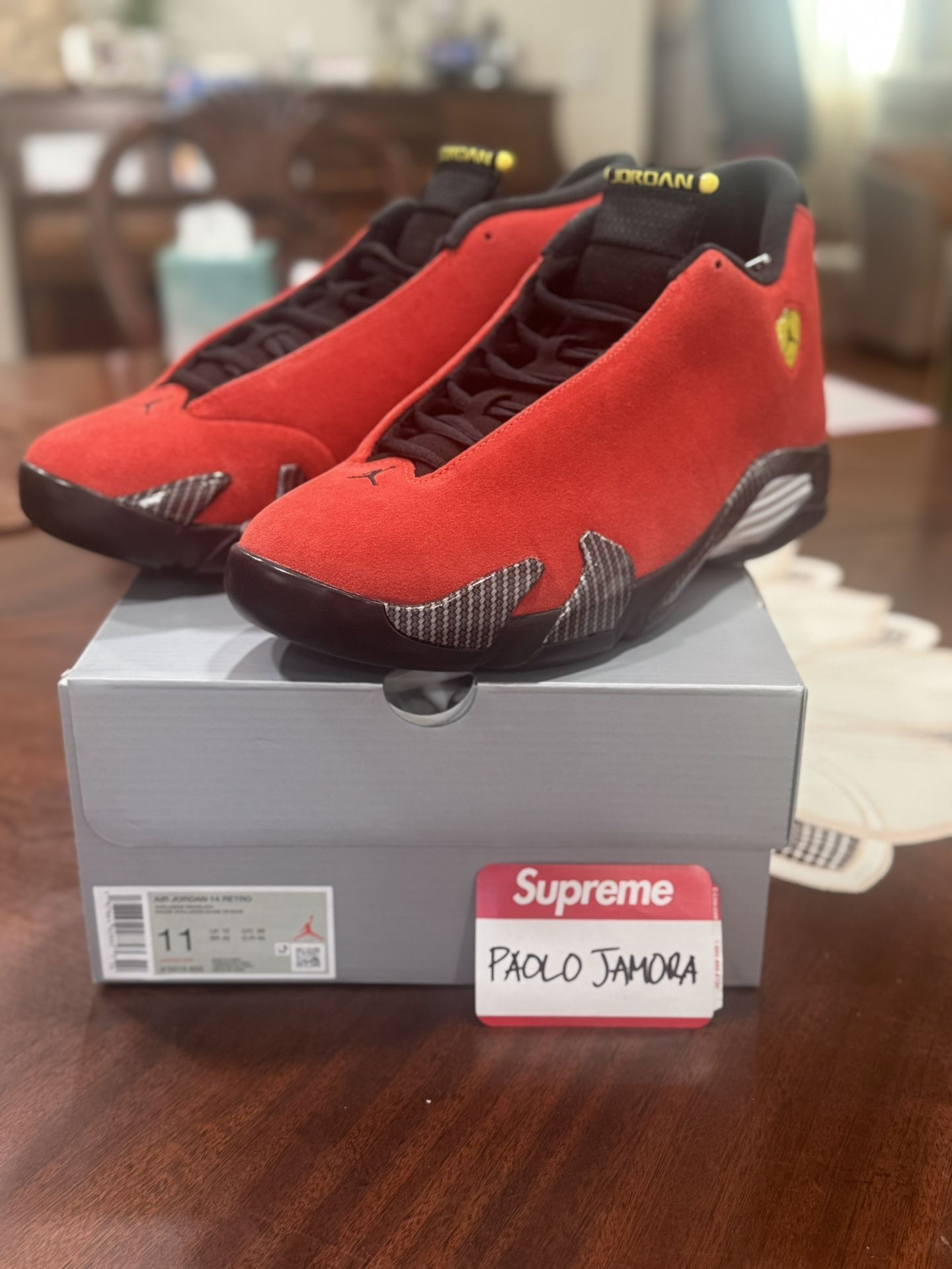 Brand New Air Jordan 14 Ferrari Size 11 Men
