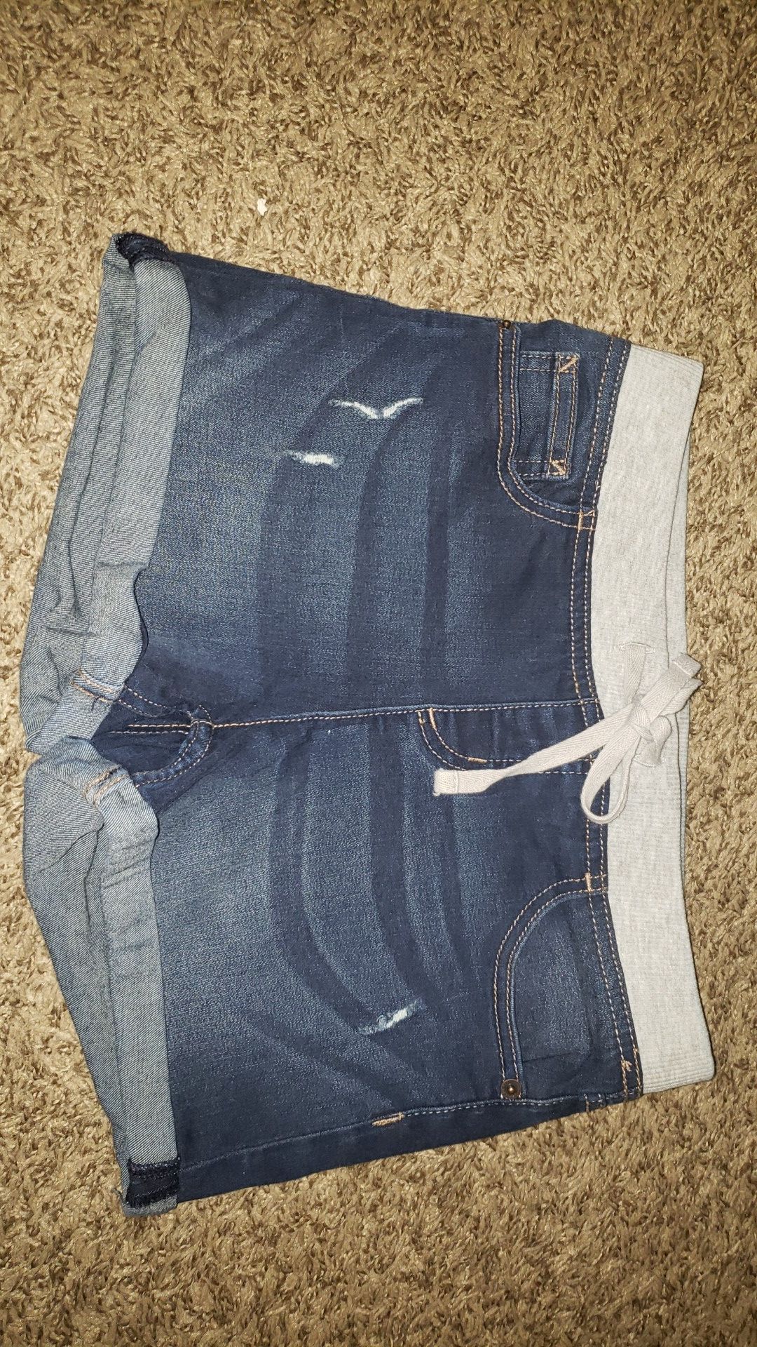 Justice girls denim shorts size 16