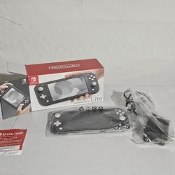 Nintendo Switch Lite Gray Video Game Handheld Console