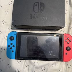 Nintendo Switch Black and red And blue 