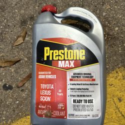 Prestone max antifreeze/coolant for Toyota, Lexus, Scion 