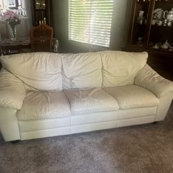 Free Leather Couch And Matching Chair Free