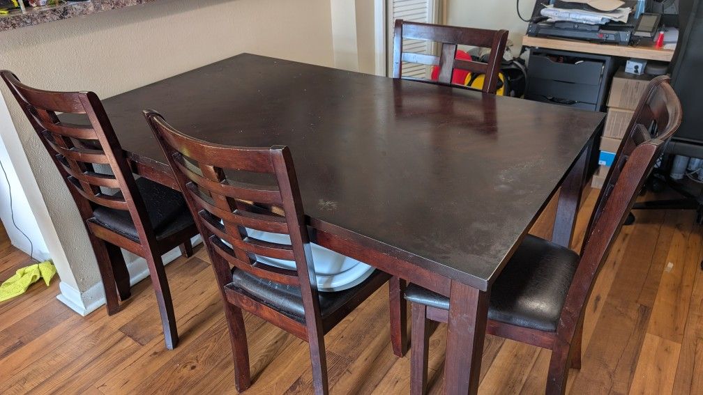 Dining Table 4 Chairs