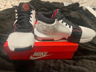 Nike Basketball Sneakers Black White Red