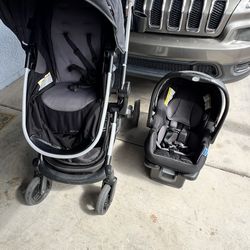 Graco baby stroller and carrier