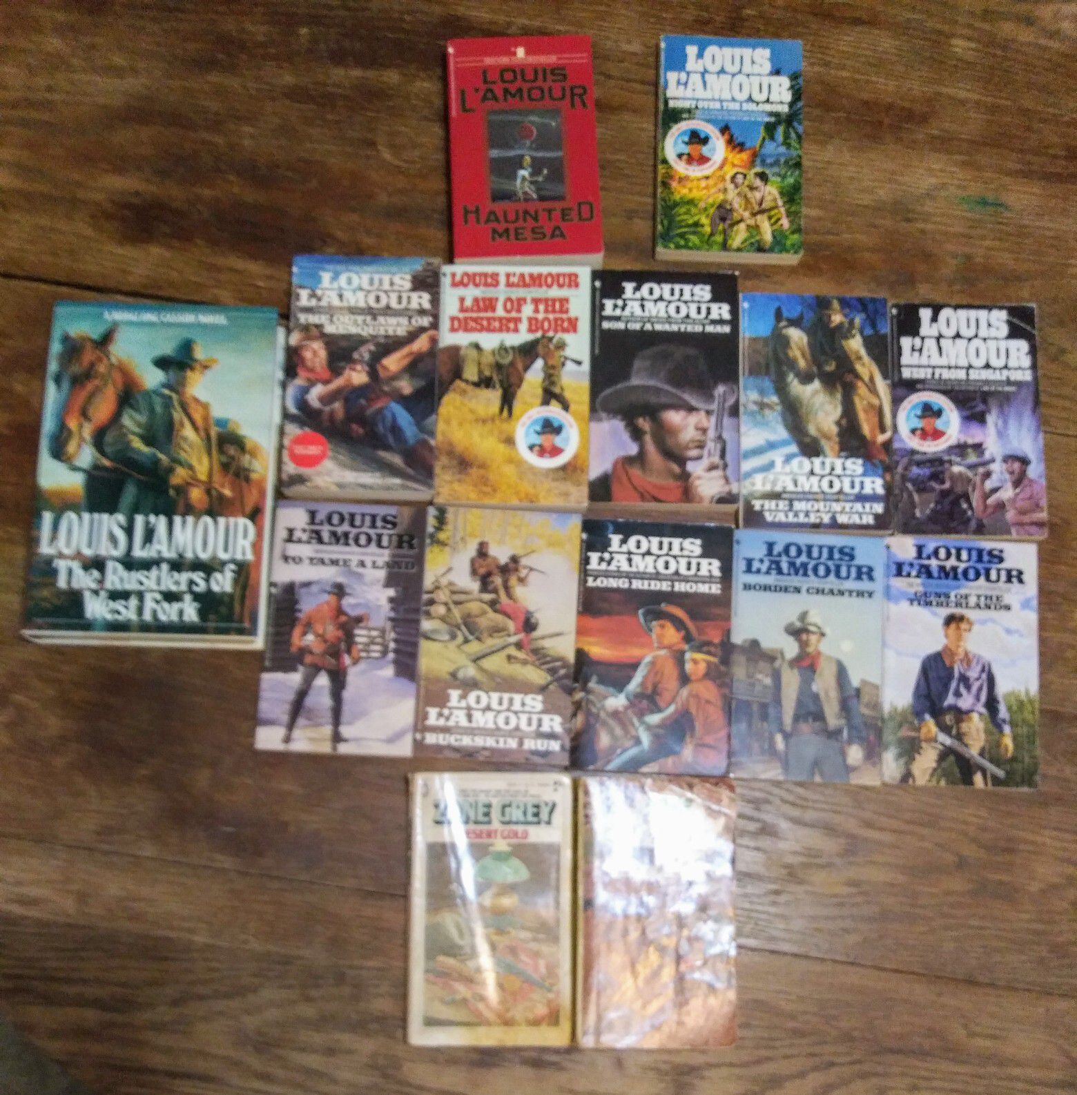 Louis L'Amour 15 book collection