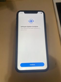 iPhone 11 black  -small chip on front glass and screen needs to be tightened