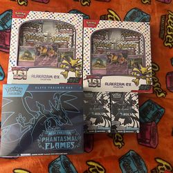 Pokemon cards etb , ex box , booster bundle