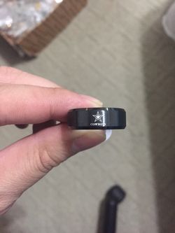 Black Dallas Cowboys Ring