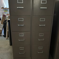 Metal File Cabinets ~ 4 Drawer