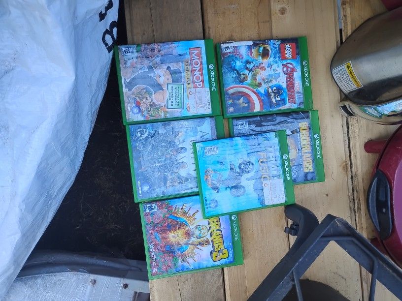X Box One Games 20.00