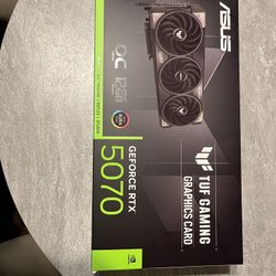 ASUS TUF GeForce RTX™ 5070 12GB GDDR7 OC Edition graphics card
