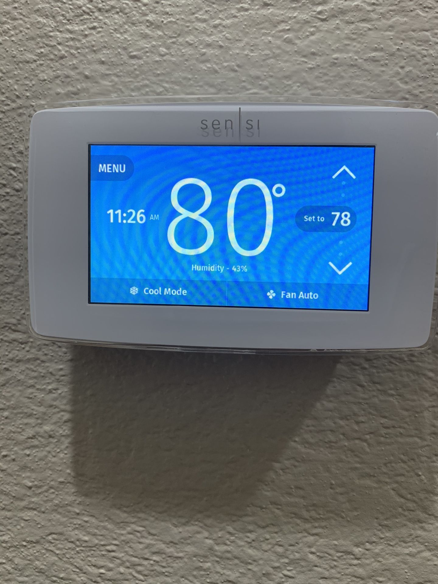 Sensi Wi-Fi touch Thermostat -White