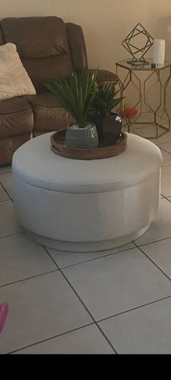 White coffee table